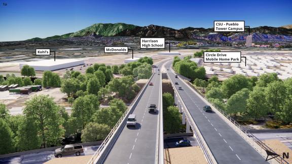 Circle Dr. Original configuration