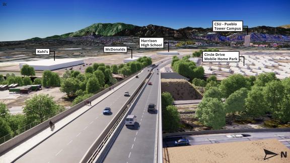 The original westbound bridge will be demolished. Westbound travelers will maintain access on the original eastbound bridge.