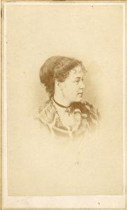 Portrait illustration of Mary Lincoln "Queen" Palmer