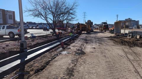 South Academy Boulevard work