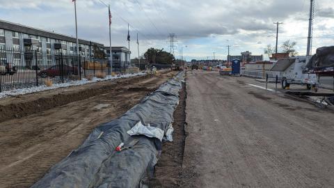 South Academy Boulevard work