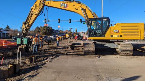 South Academy Boulevard work