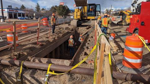 South Academy Boulevard work