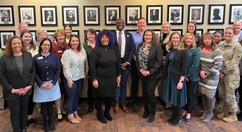  Mayor Yemi with members of the Military Spouse Community Coalition