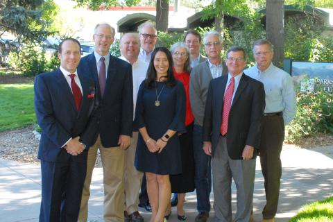 City Leadership pose for photo