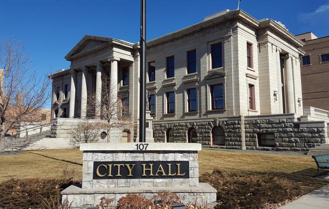 exterior of city hall