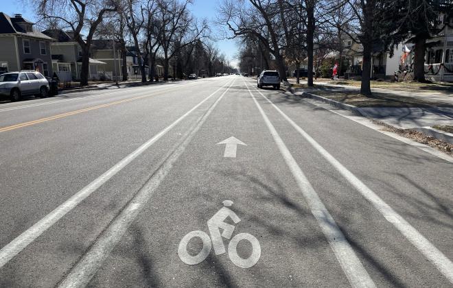 buffered bike lane