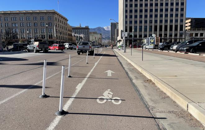 protected bike lane