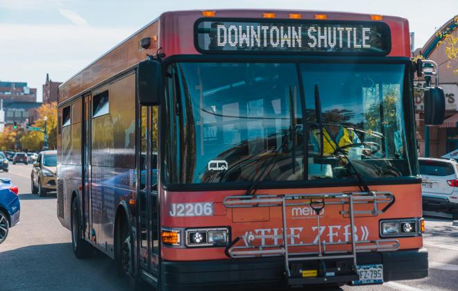 Free downtown shuttle