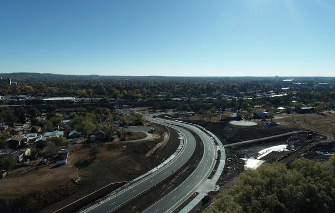 the new Centennial Boulevard