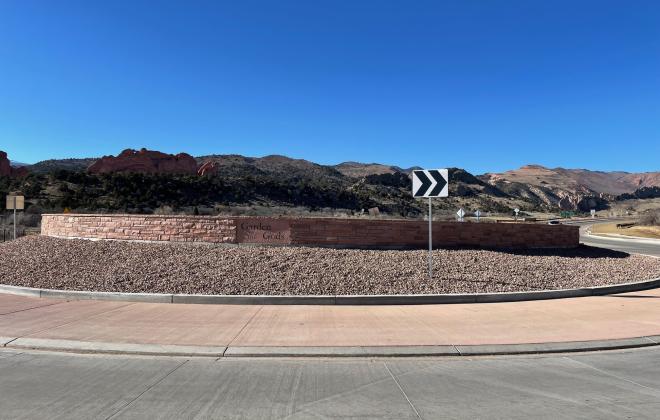 Gateway Roundabout near Garden of the Gods