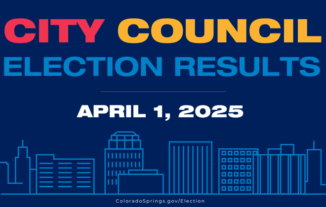 A graphic that reads "City Council Election Results, April 1, 2025" 