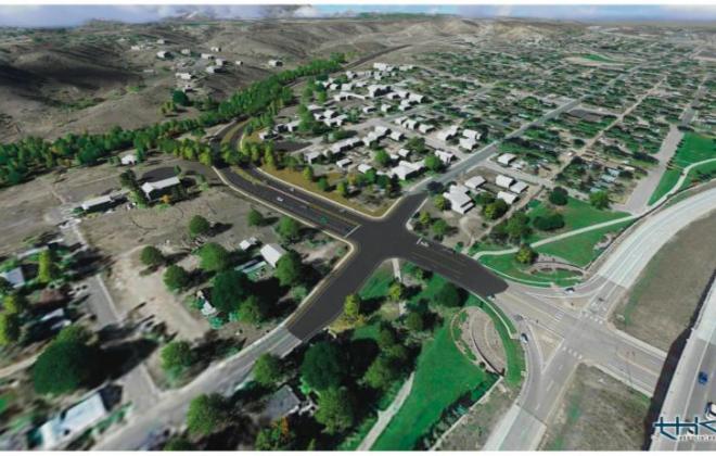 Centennial Landscape rendering aerial view