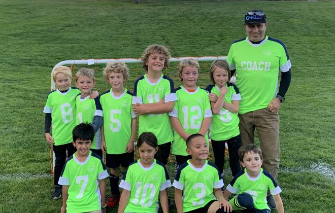 A group of kids playing in Olympic City USA