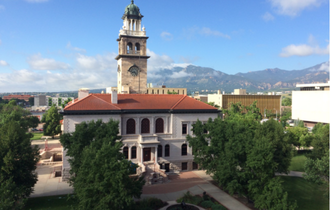 aerial view of Pioneers Museum