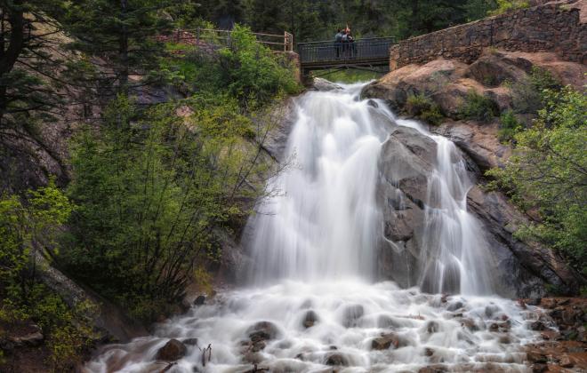 Hellen Hunt Falls in North Cheyenne Canon