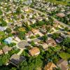 A Colorado Springs nighborhood aerial shot